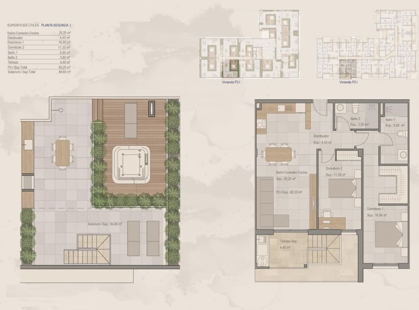 2 slaapkamer Penthouse te koop in Torre-Pacheco met zwembad garage - € 192.000 (Ref: 8418809)