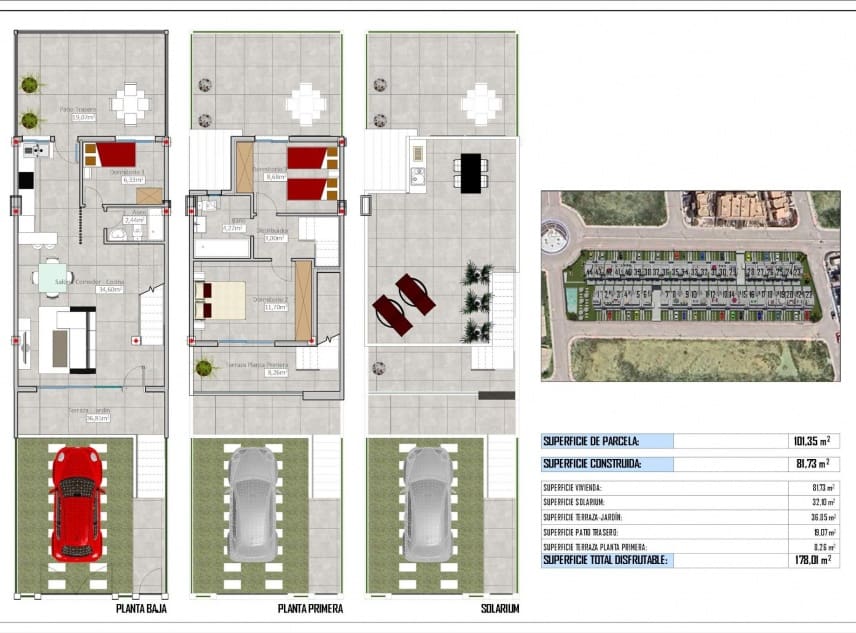 3 bedroom Townhouse for sale in Cox with pool - € 235,000 (Ref: 8726672)