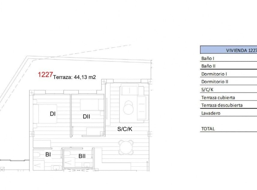 2 slaapkamer Appartement te koop in San Miguel de Salinas met zwembad - € 229.900 (Ref: 8777401)