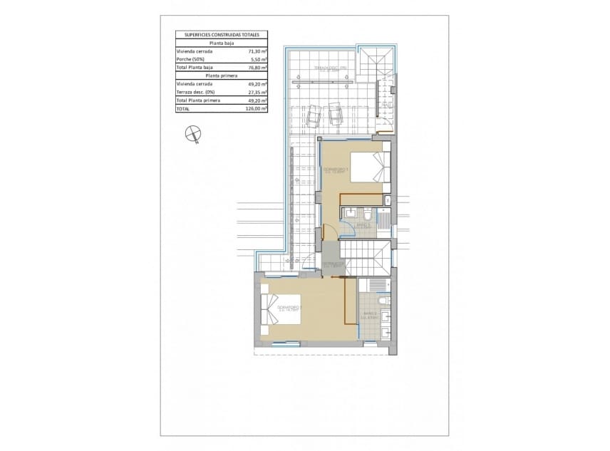 3 soveværelse Villa til salg i Pilar de la Horadada med swimmingpool garage - € 460.000 (Ref: 8785343)