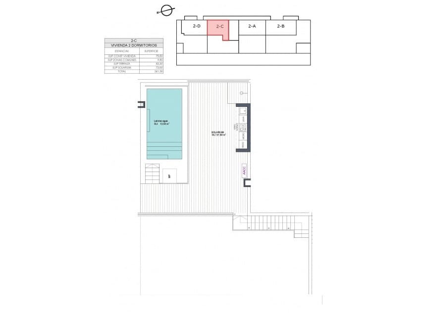 2 slaapkamer Penthouse te koop in Benijofar met zwembad garage - € 441.000 (Ref: 8785345)