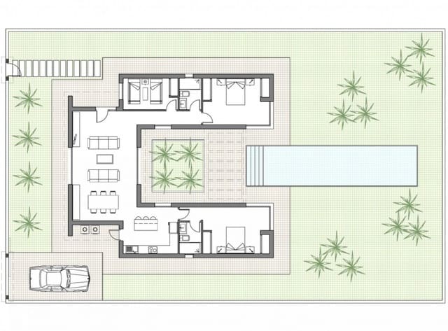 3 makuuhuone Huvila myytävänä paikassa Benijófar mukana uima-altaan 
autotalli - 567 000 € (Ref: 8820836)