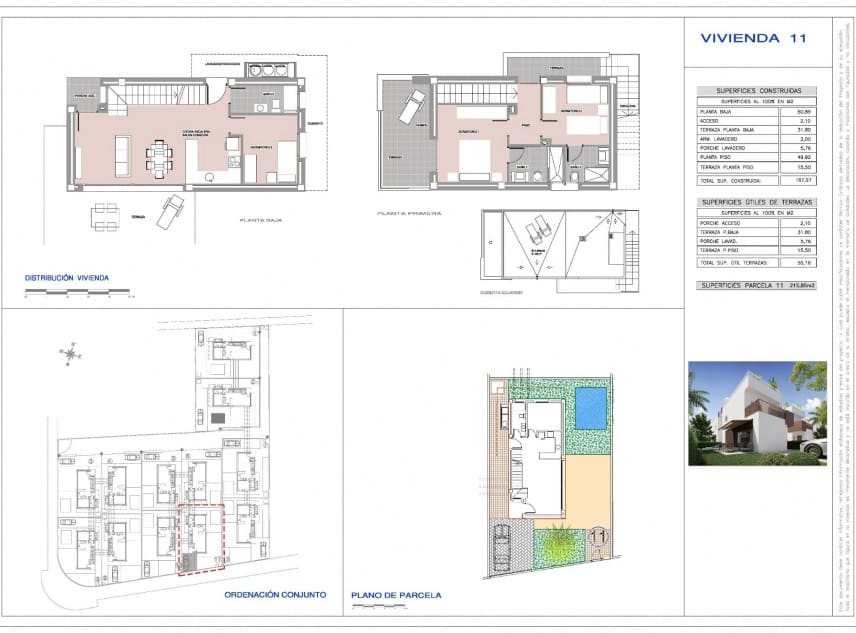 3 soveværelse Villa til salg i El Pinet med swimmingpool garage - € 595.000 (Ref: 8933435)