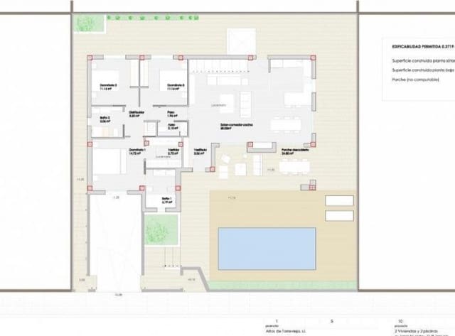 3 soveværelse Villa til salg i Los Altos med swimmingpool - € 750.000 (Ref: 9087271)