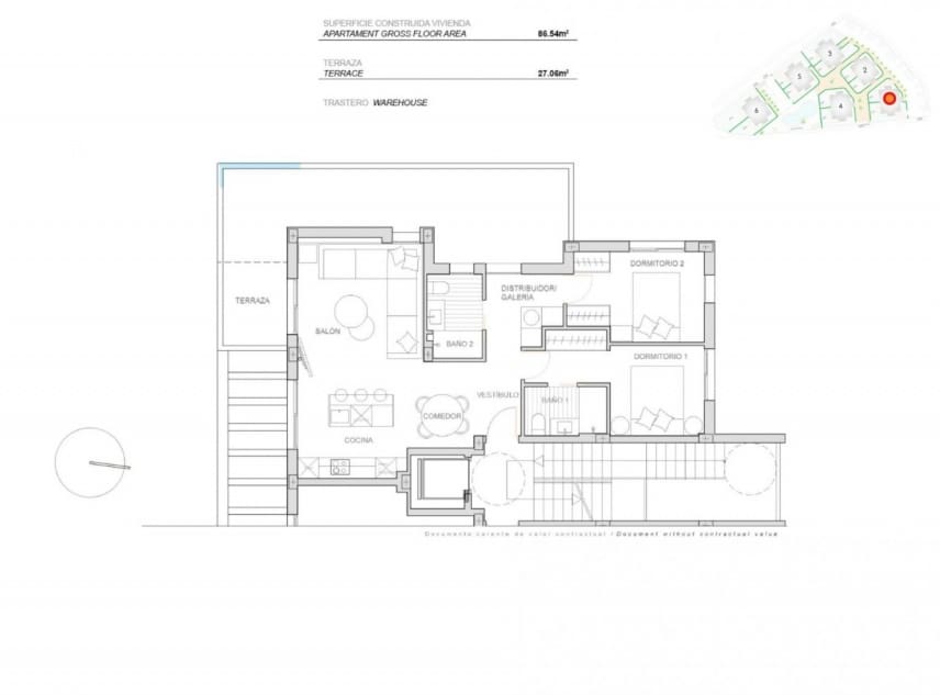 Apartamento de 2 habitaciones en Torre-Pacheco en venta con piscina - 293.900 € (Ref: 9111339)