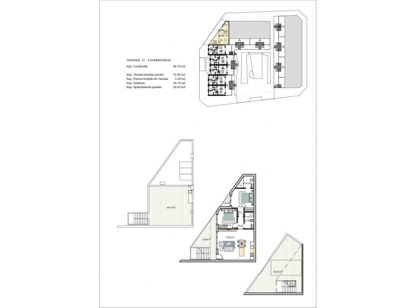 2 soveværelse Bungalow til salg i Roldan med swimmingpool - € 238.000 (Ref: 9111357)