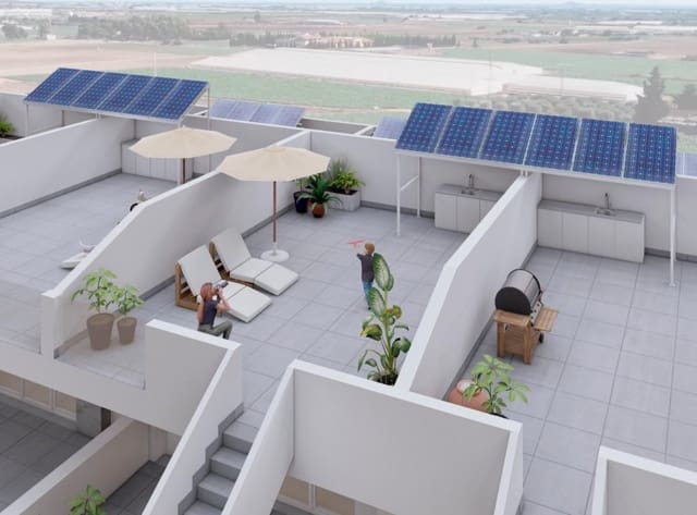 2 slaapkamer Bungalow te koop in Roldan, Torre-Pacheco met zwembad - € 238.000 (Ref: 9111357)