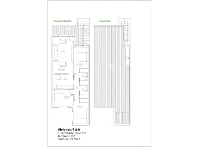 3 soveværelse Bungalow til salg i San Pedro del Pinatar ciudad, San Pedro del Pinatar med swimmingpool - € 299.900 (Ref: 9111358)