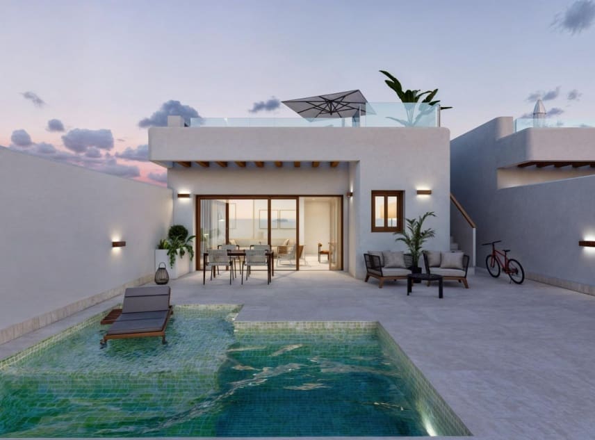 Chalet de 3 habitaciones en Torre-Pacheco en venta con piscina - 319.900 € (Ref: 9111383)