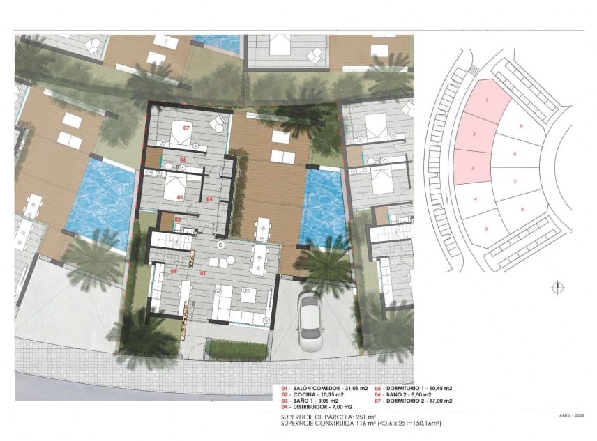 2 bedroom Villa for sale in Roldan with pool - € 389,000 (Ref: 9111389)