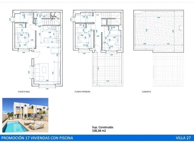 3 quarto Moradia para venda em San Fulgencio com piscina - 395 000 € (Ref: 9111390)