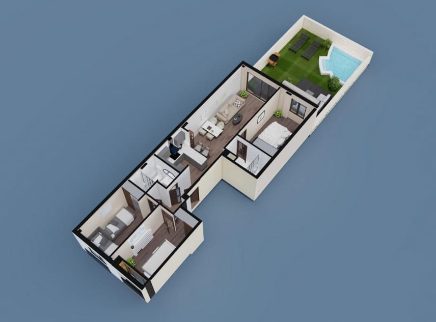 3 slaapkamer Appartement te koop in Pilar de la Horadada - € 235.000 (Ref: 9111391)