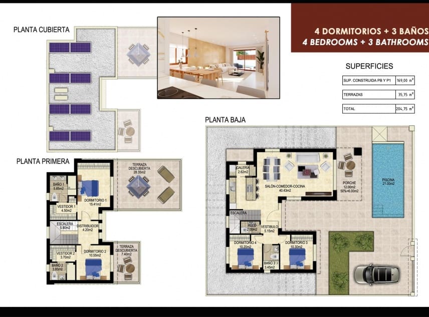 4 bedroom Villa for sale in Vistabella with pool - € 649,000 (Ref: 9111396)