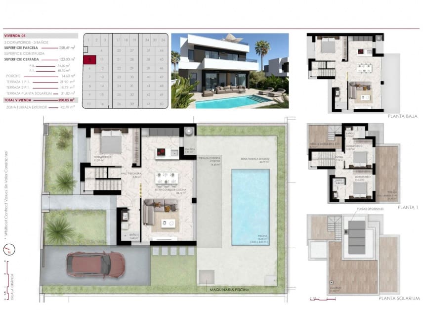 3 soveværelse Villa til salg i Ciudad Quesada med swimmingpool - € 570.000 (Ref: 9150479)