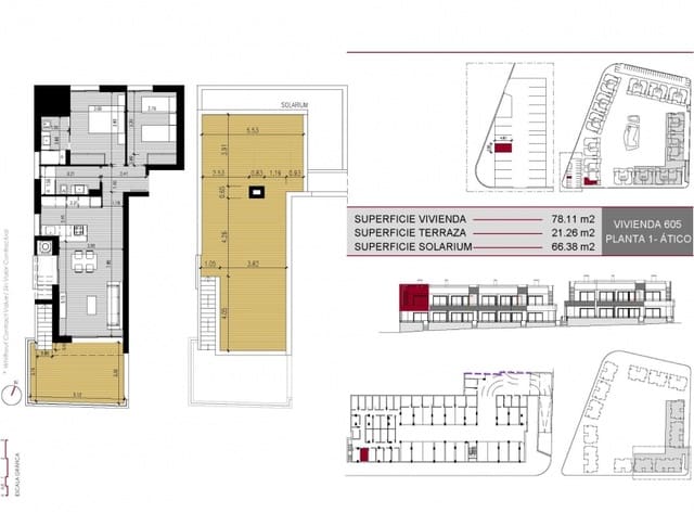 2 bedroom Bungalow for sale in Ciudad Quesada, Rojales with pool - € 294,000 (Ref: 9150480)