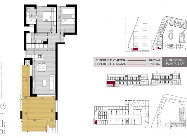 2 Zimmer Bungalow zu verkaufen in Ciudad Quesada, Rojales mit Pool - 279.000 € (Ref: 9150481)