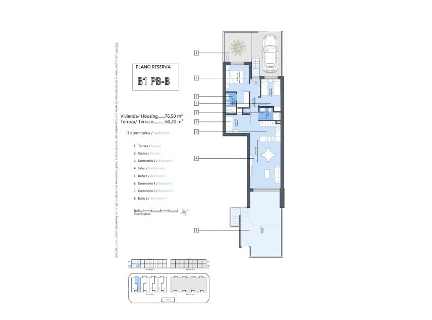Bungalow de 3 habitaciones en Dolores en venta con piscina - 279.900 € (Ref: 9150493)