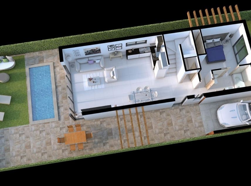 3 soveværelse Villa til salg i Los Alcazares med swimmingpool - € 445.000 (Ref: 9150520)