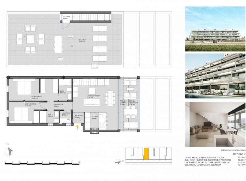 2 soveværelse Penthouse til salg i Mar de Cristal med swimmingpool - € 325.000 (Ref: 9150554)