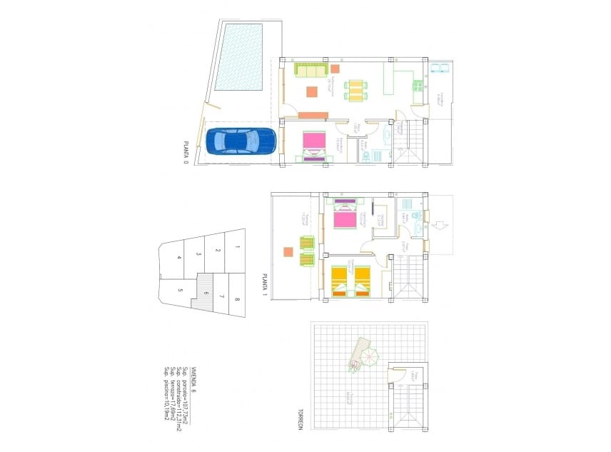 3 chambre Villa/Maison à vendre à San Pedro del Pinatar avec piscine garage - 389 000 € (Ref: 9150571)