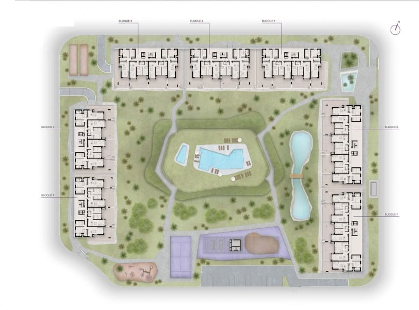 2 Zimmer Apartment zu verkaufen in Torrevieja mit Pool Garage - 274.000 € (Ref: 9263540)