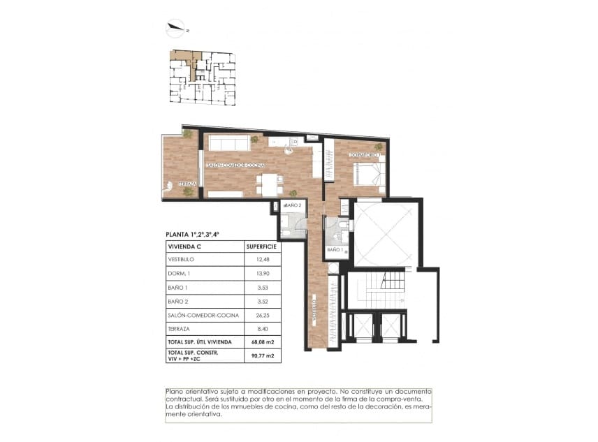 1 makuuhuone Huoneisto myytävänä paikassa Torrevieja mukana uima-altaan - 199 900 € (Ref: 9397814)