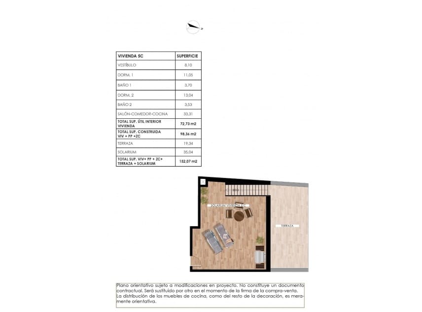 2 camera da letto Attico in vendita in Torrevieja con piscina - 349.000 € (Rif: 9397816)