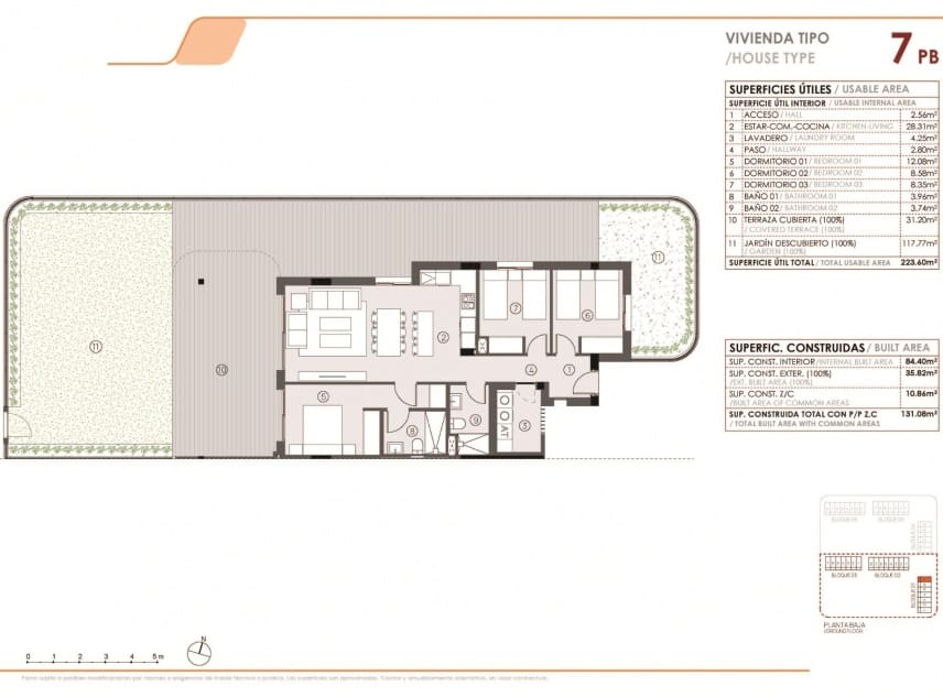 3 slaapkamer Appartement te koop in Torrevieja met zwembad garage - € 375.000 (Ref: 9438377)