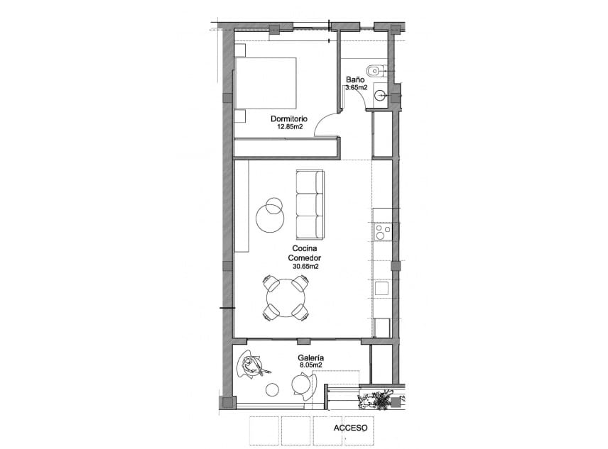 Apartamento de 1 habitación en Torrevieja en venta - 168.000 € (Ref: 9618543)