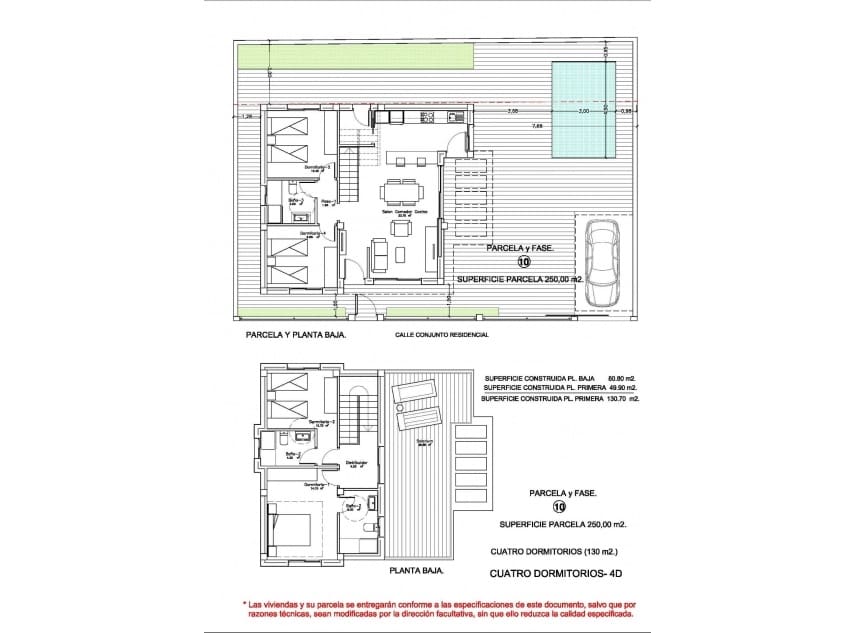 Chalet de 4 habitaciones en Los Montesinos en venta con piscina garaje - 460.000 € (Ref: 9720651)
