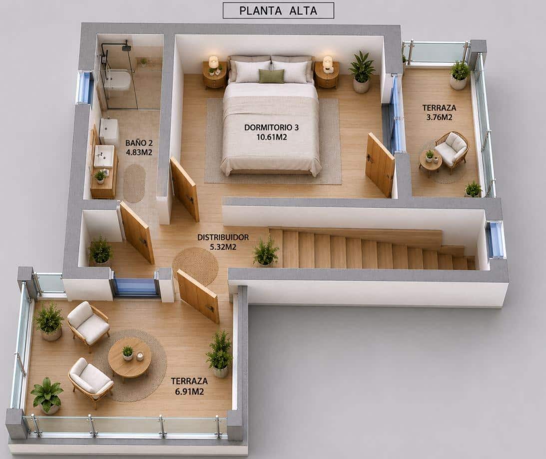 3 sovrum Hus till salu i Torrevieja - 255 000 € (Ref: 10032634)
