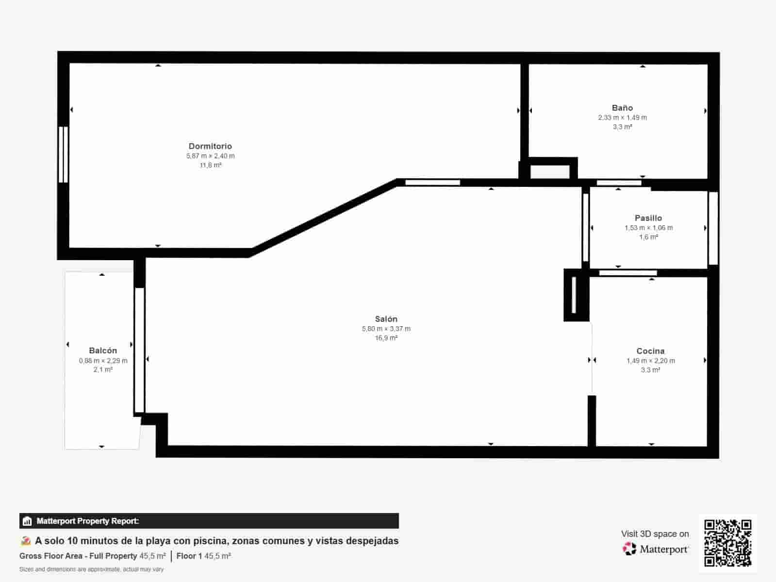 1 Zimmer Apartment zu verkaufen in Torrevieja - 113.900 € (Ref: 10032685)