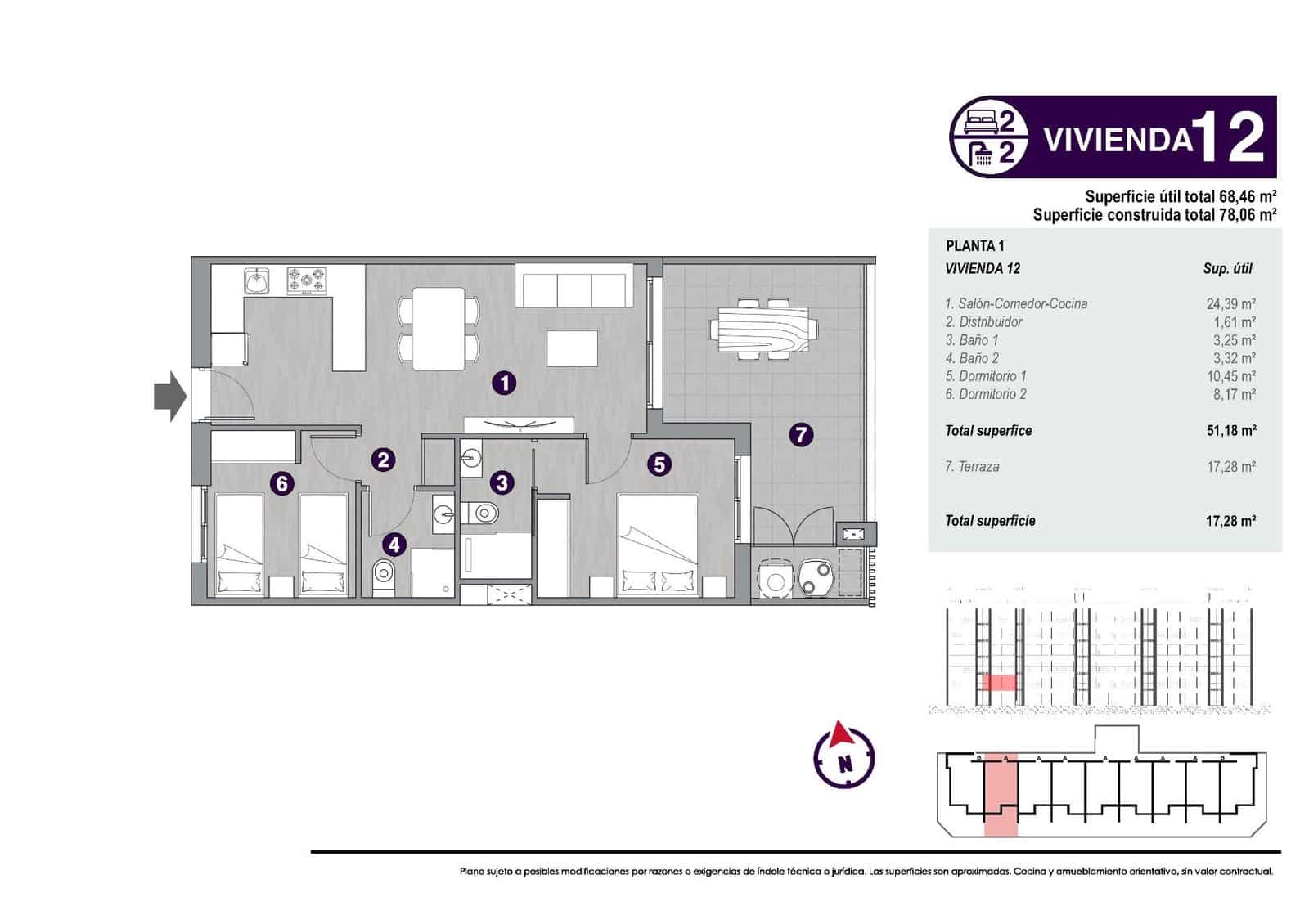 2 camera da letto Appartamento in vendita in Torrevieja - 330.000 € (Rif: 10036037)