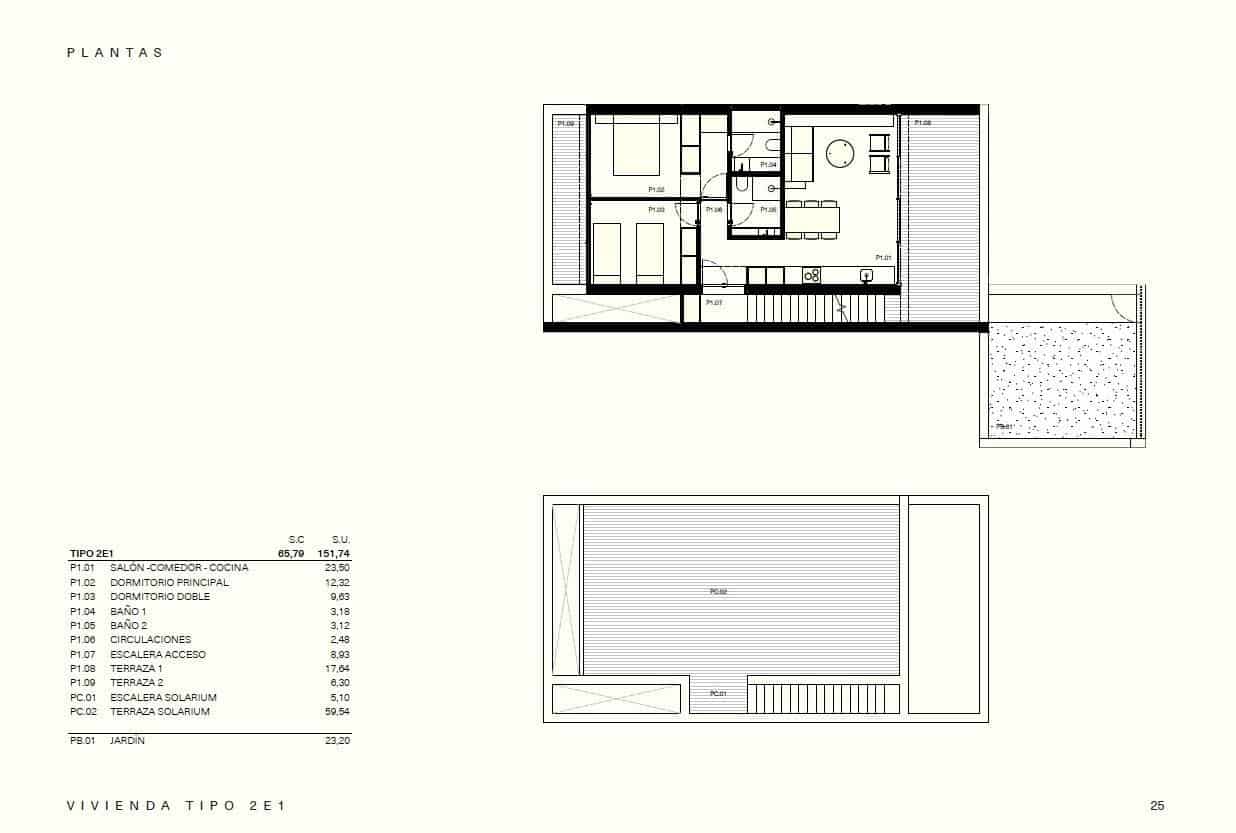 2 makuuhuone Bungalow myytävänä paikassa Los Balcones - 299 000 € (Ref: 10036046)