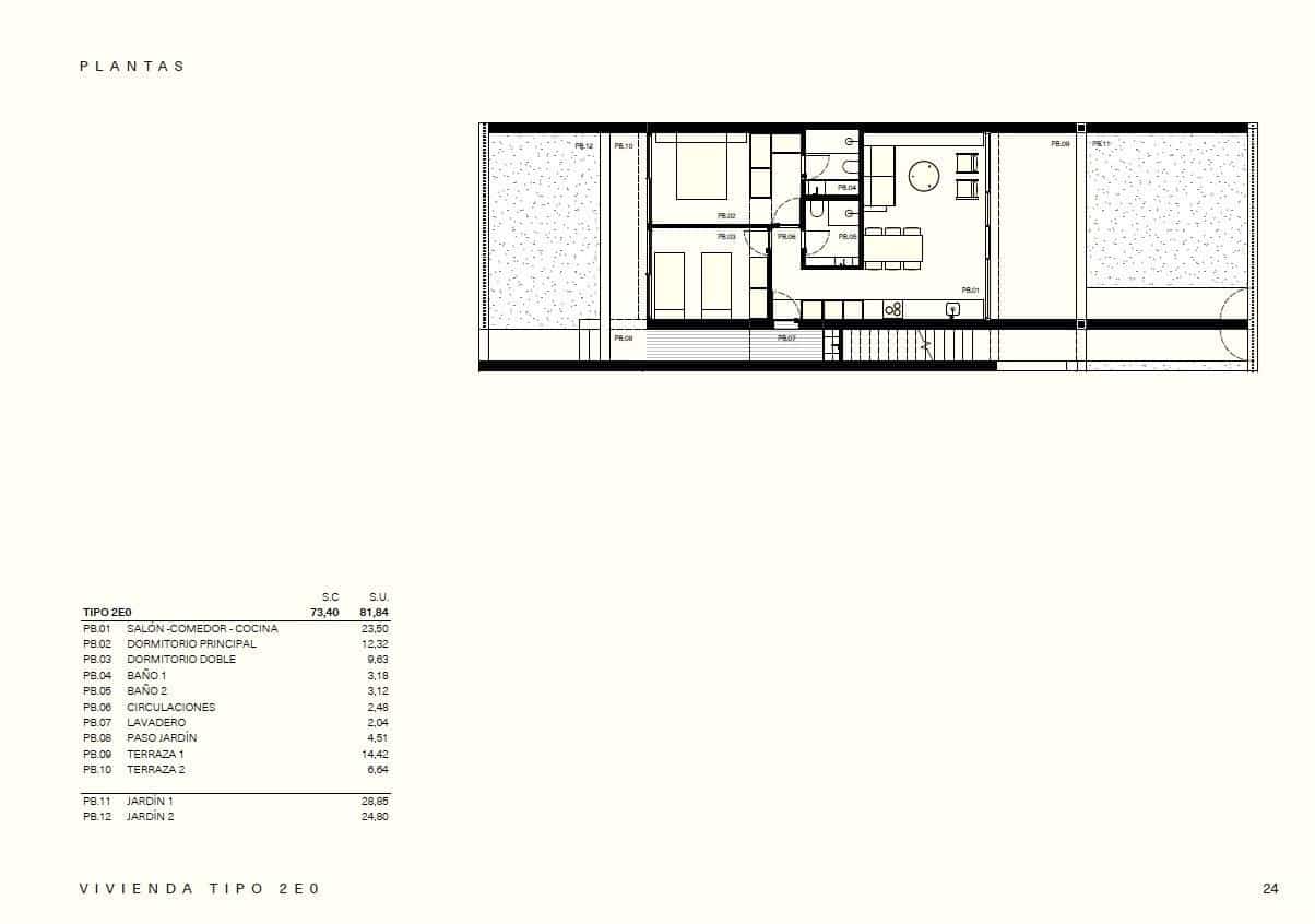 2 makuuhuone Bungalow myytävänä paikassa Los Balcones - 259 000 € (Ref: 10036048)
