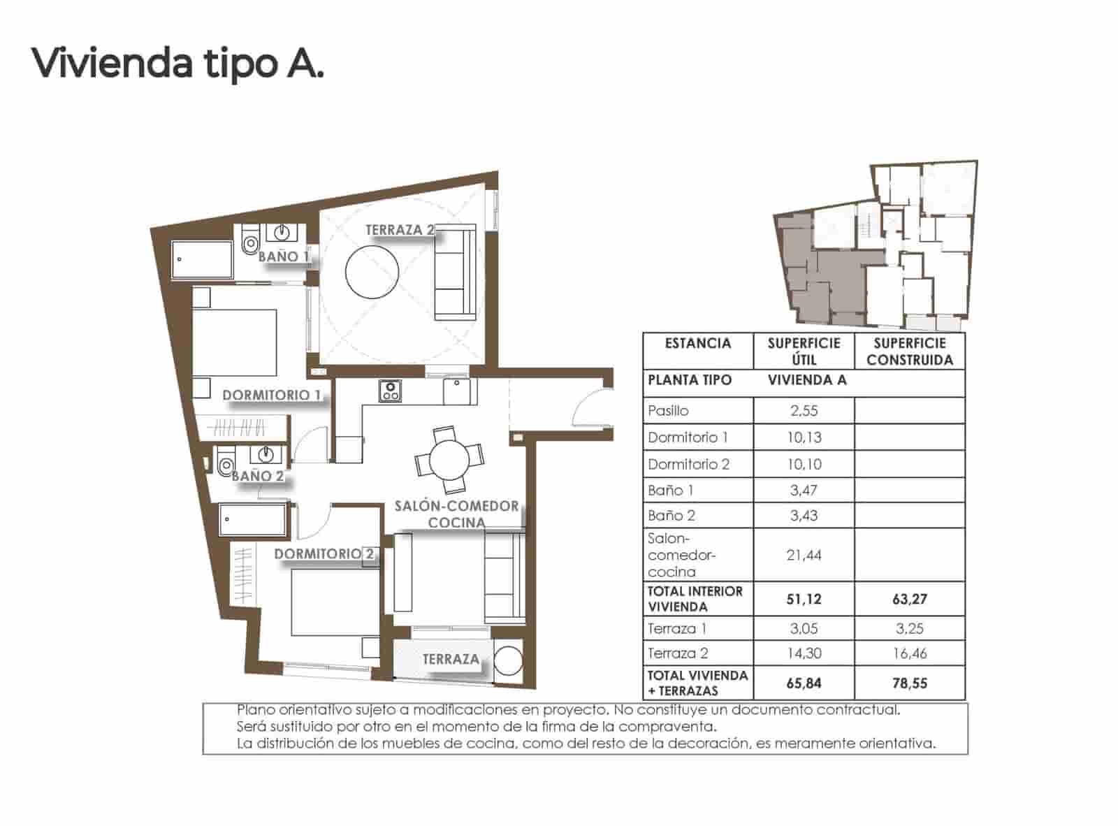 2 soveværelse Lejlighed til salg i Torrevieja - € 287.000 (Ref: 10036058)