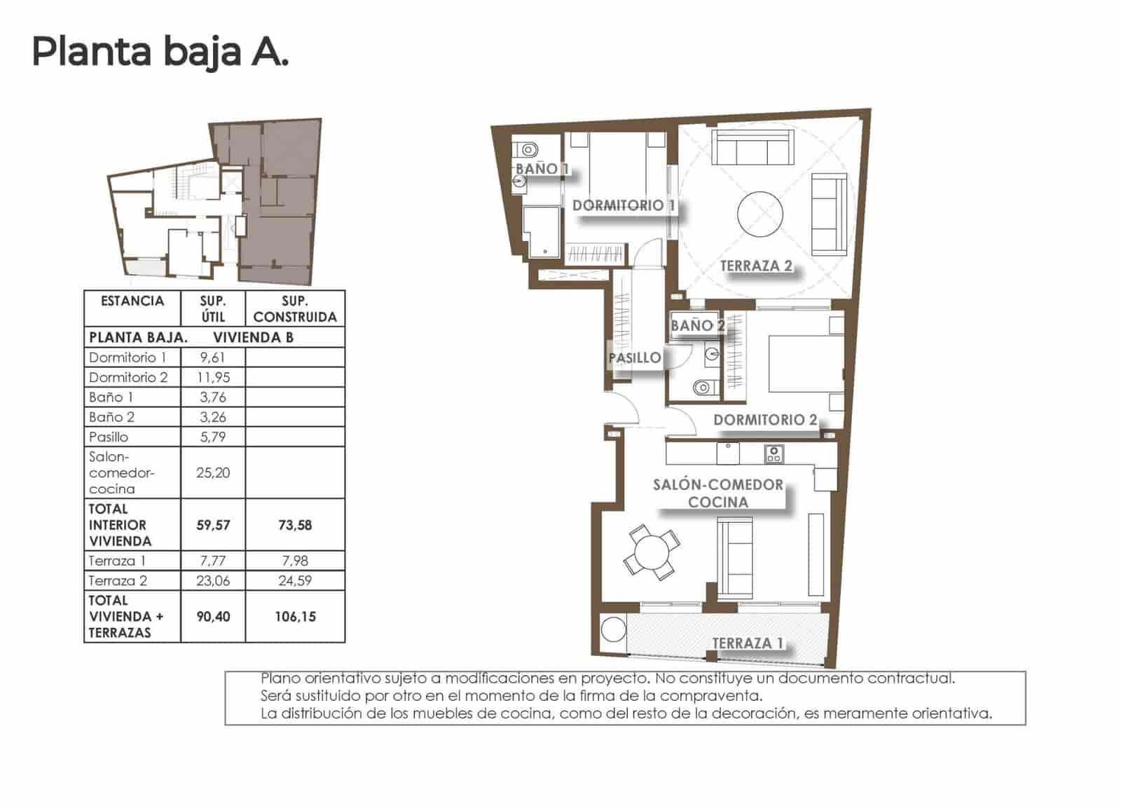 1 soveværelse Lejlighed til salg i Torrevieja - € 214.000 (Ref: 10036059)