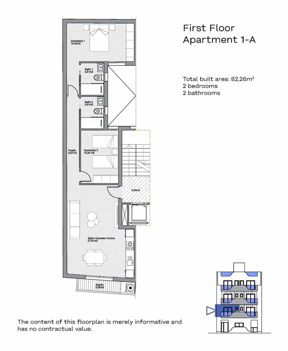 2 chambre Appartement à vendre à Torrevieja - 259 000 € (Ref: 10036064)