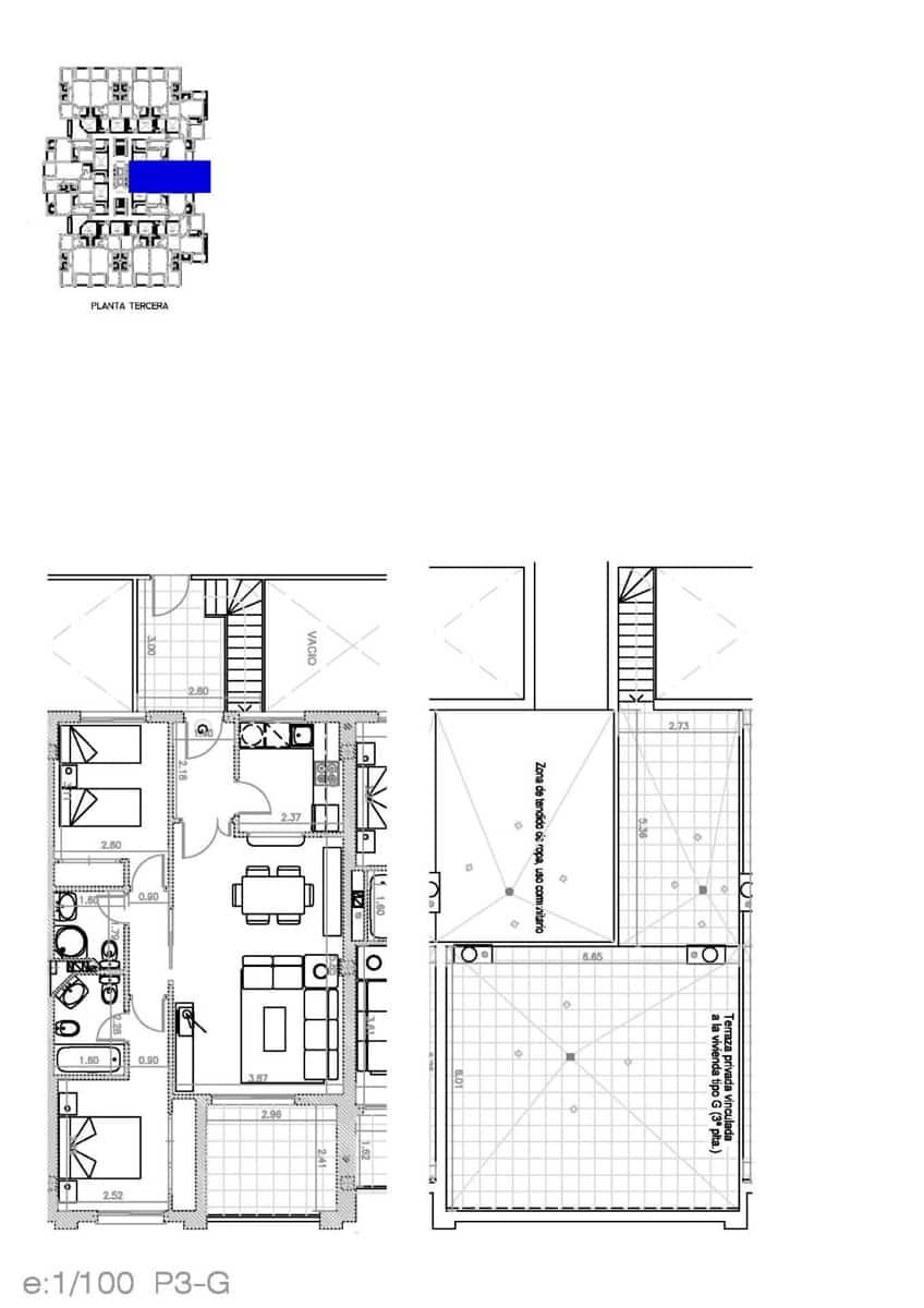 2 Zimmer Penthouse zu verkaufen in Orihuela Costa - 202.500 € (Ref: 10036079)