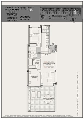 2 makuuhuone Bungalow myytävänä paikassa Nueva Torrevieja, Torrevieja - 270 900 € (Ref: 10036085)