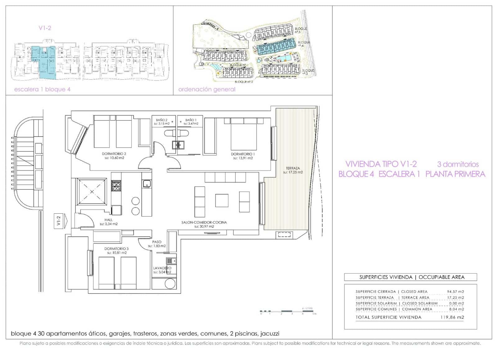 3 bedroom Apartment for sale in Playa Flamenca - € 469,000 (Ref: 10036091)