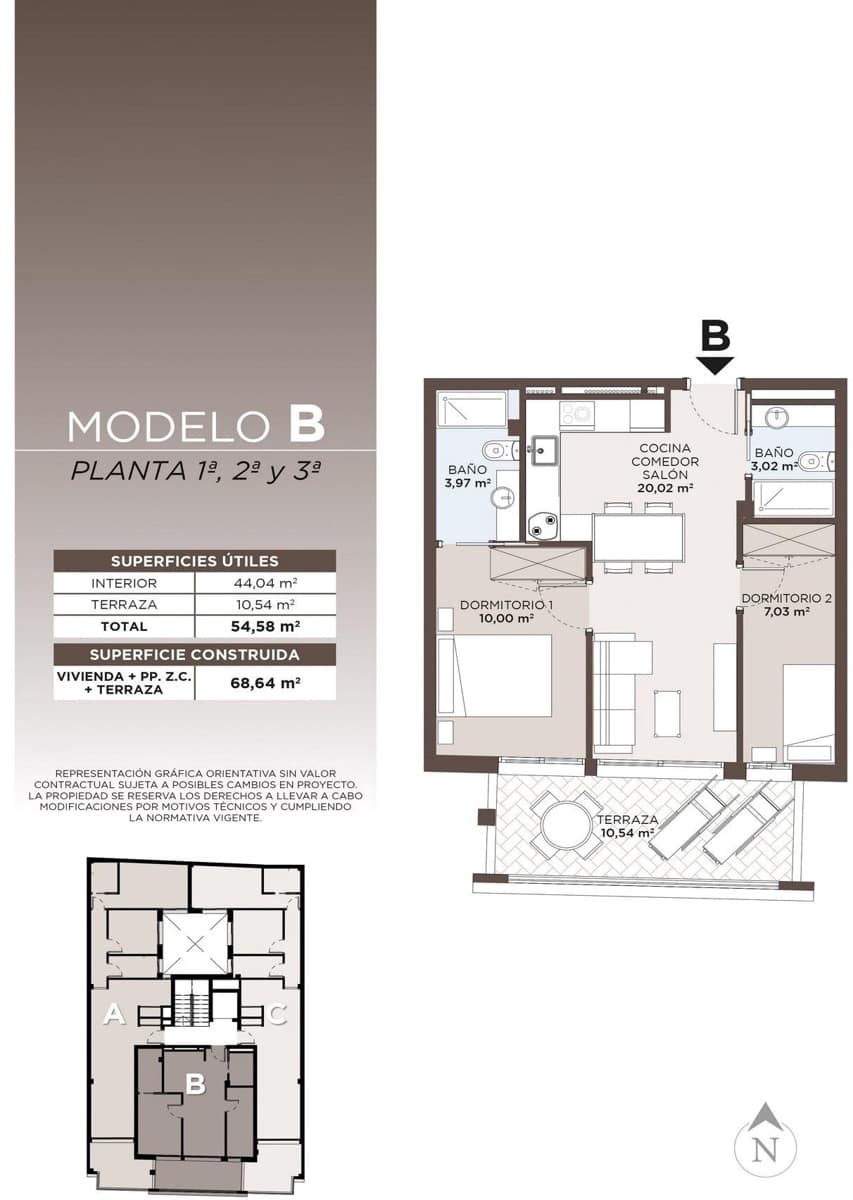 2 soveværelse Lejlighed til salg i Torrevieja - € 250.000 (Ref: 10036113)