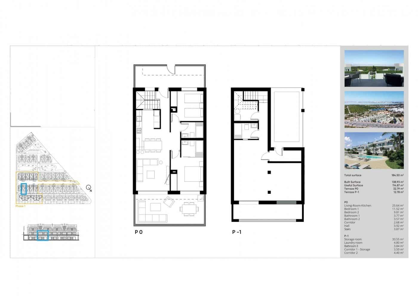 2 slaapkamer Bungalow te koop in Torrevieja - € 330.000 (Ref: 10036122)