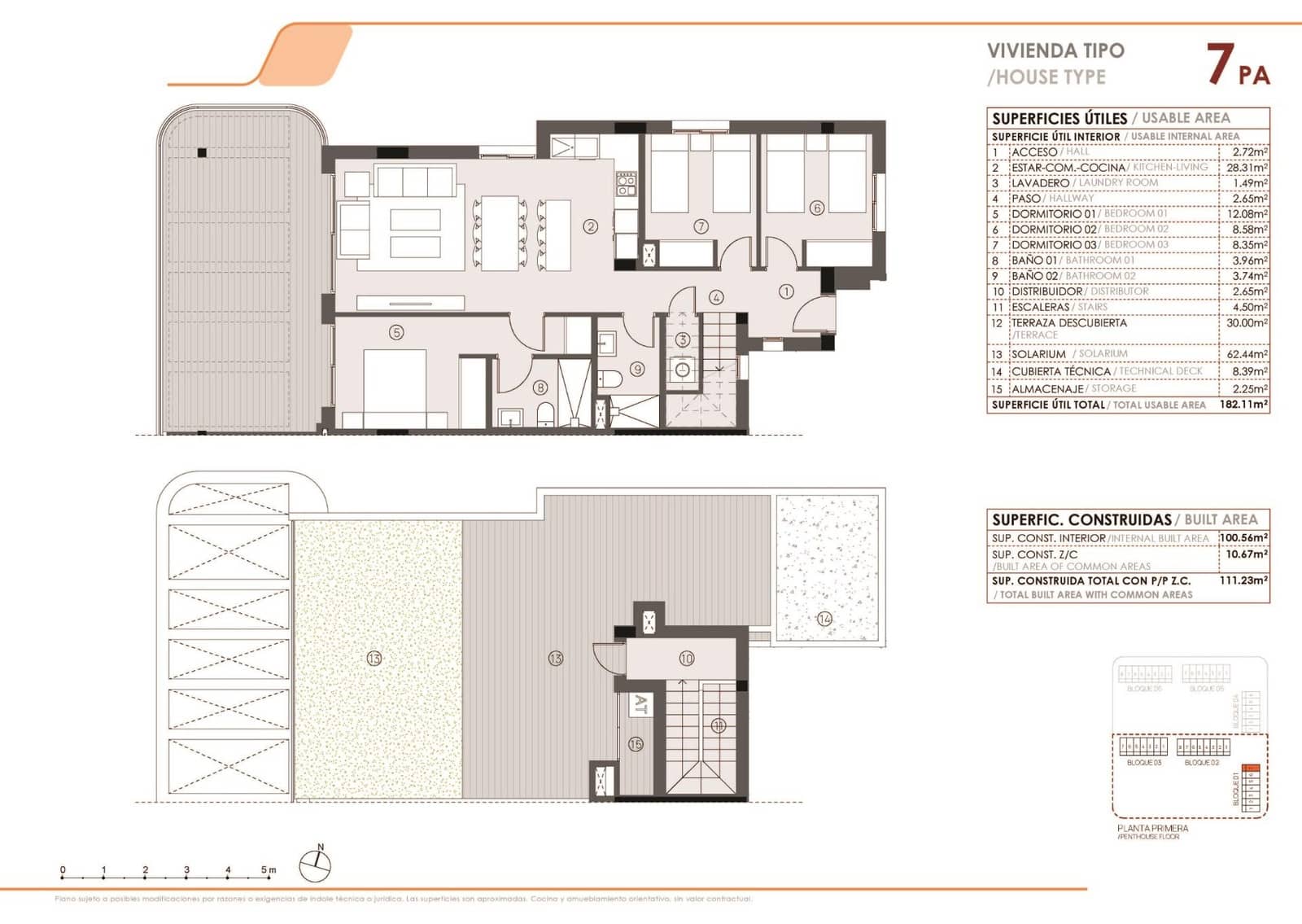 3 Zimmer Penthouse zu verkaufen in Torrevieja - 385.000 € (Ref: 10036174)