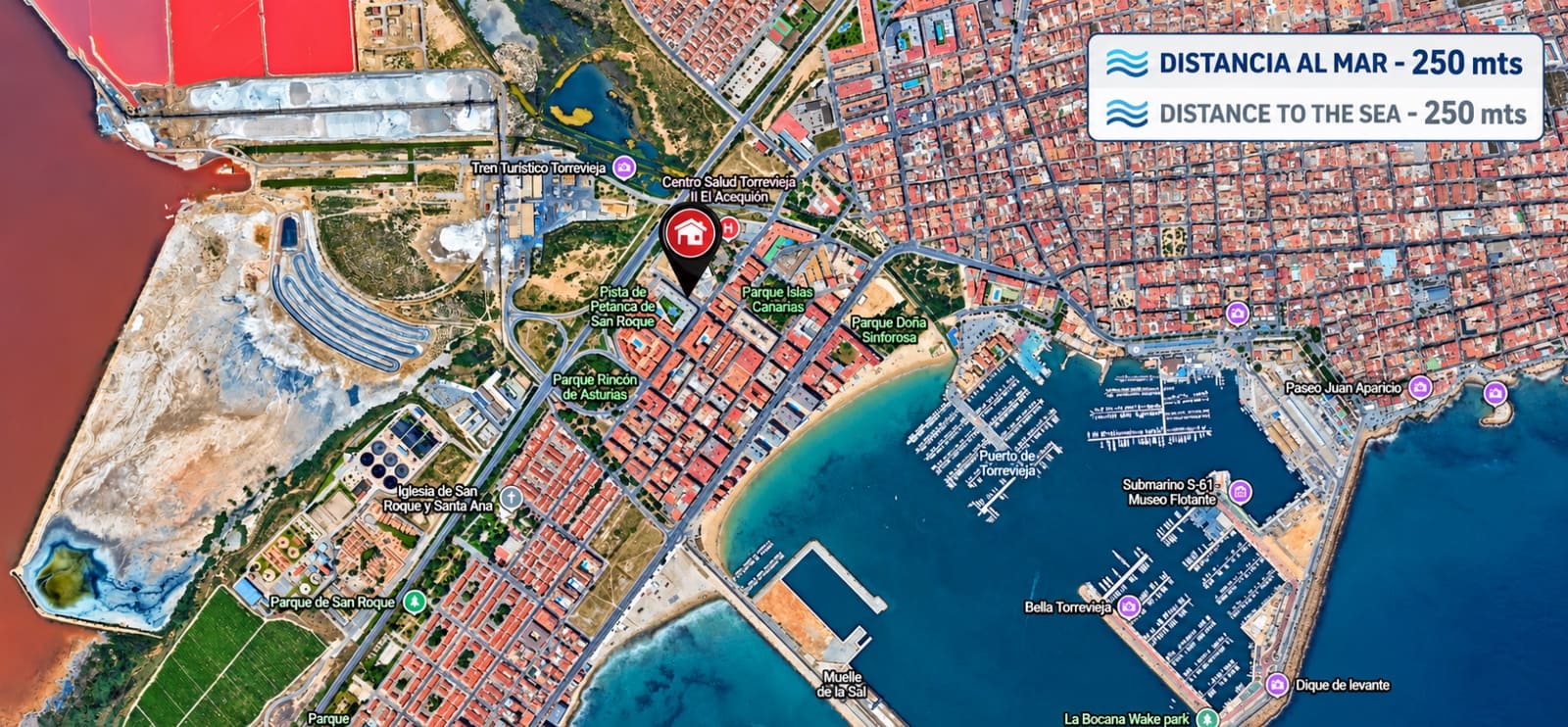 2 soverom Penthouse til salgs i Torrevieja med svømmebasseng garasje - € 159 900 (Ref: 10120419)