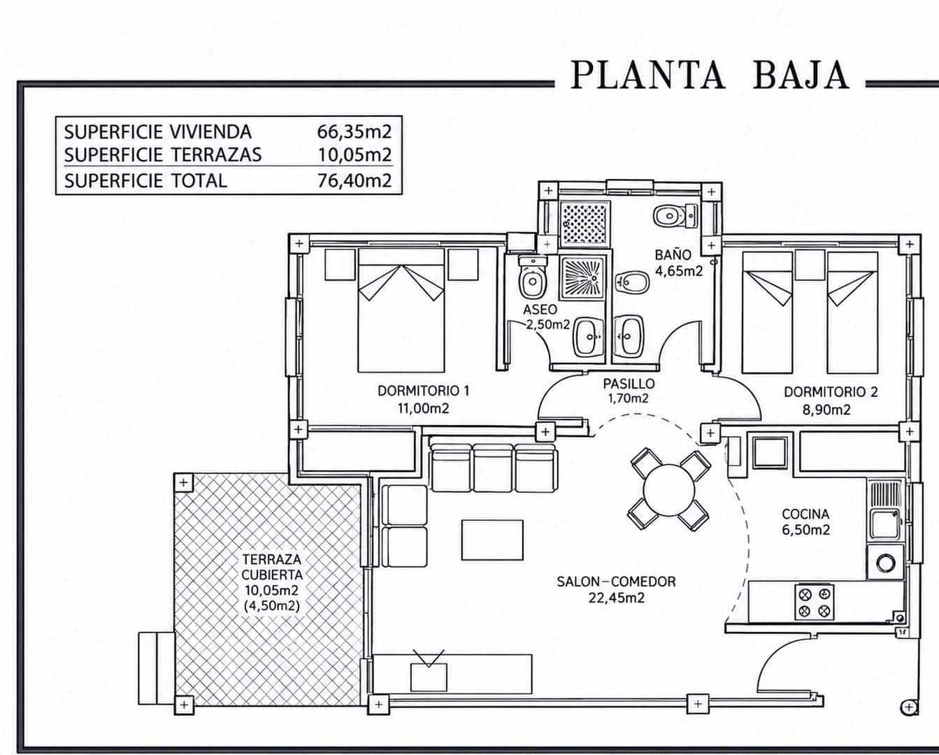 2 soverom Bungalow til salgs i Orihuela Costa med svømmebasseng garasje - € 198 000 (Ref: 10179459)