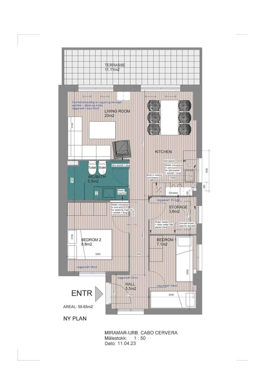 2 sypialnia Penthouse na sprzedaż w Cabo Cervera - 217 000 € (Ref: 9237444)