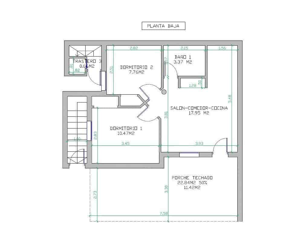 3 soverom Hus til salgs i Los Altos med svømmebasseng - € 179 000 (Ref: 9409704)