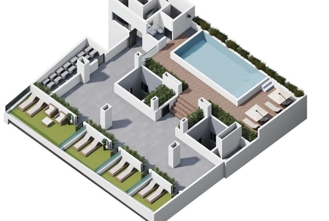 2 sovrum Lägenhet till salu i Las Piscinas Naturales, Torrevieja med pool - 260 000 € (Ref: 9449624)