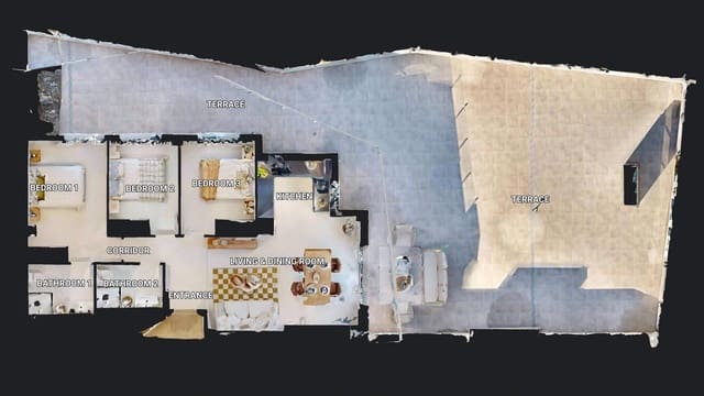 3 chambre Appartement à vendre à San Miguel de Salinas avec piscine garage - 299 000 € (Ref: 9798065)